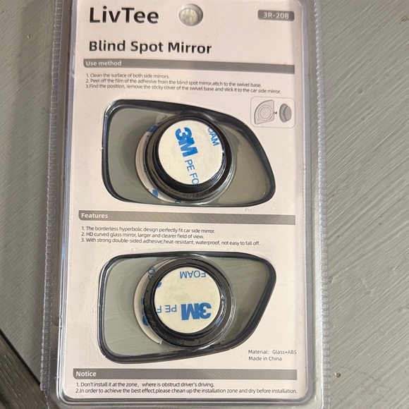 LivTee Car Blind Spot Mirrors - Picture 3 of 7